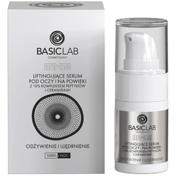 BasicLab Odżywienie i Ujędrnienie Liftingujące serum pod oczy