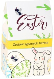 Happy Easter herbaciana torebka prezent podarunek na święta