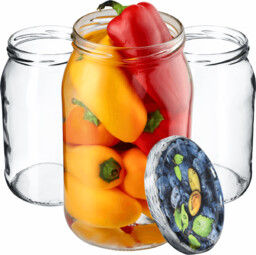 Słoiki na przetwory Simo 900ml 8szt 82mm +