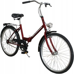 Rower składany, składak Jubilat, Wigry Uniwersal 20" czerwony