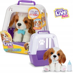 PIESEK Szczeniak Z Transporterem Little Live Pets Zabawka