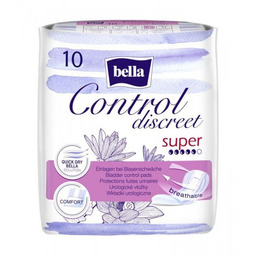 BELLA Control Discreet Super Wkładki urologiczne 1op.-10 szt.