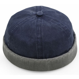 Czapka Dokerka, Granatowa, Szara Wiosenno-Letnia, Jesienna, Hipsterska CPAPJNSDASZEKdokerka3gr
