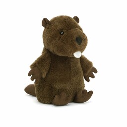 MASKOTKA JELLYCAT - PLUSZOWY BÓBR NIPPIT 13 cm