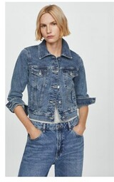 Mango Kurtka jeansowa Vicky 67085733 Niebieski Regular Fit