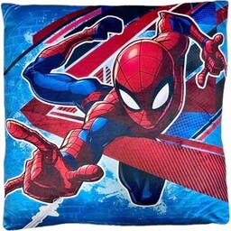 Poduszka Dziecięca 38x38 Spiderman Niebiesko Czerwona