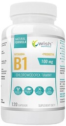 Wish Witamina B1 100 mg, 120 kapsułek