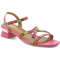 Maciejka Różowe Sandały Modne Obuwie Damskie