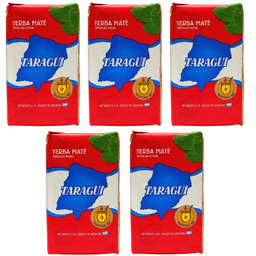 Yerba Mate Taragui Elaborada 5x1kg 5kg ZESTAW