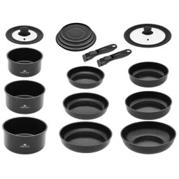 Gerlach Smart Indukcja Aluminium 16 elementów Zestaw garnków