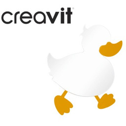Lustro dziecięce CREAVIT 54,5x50,5 cm dla przedszkoli duże