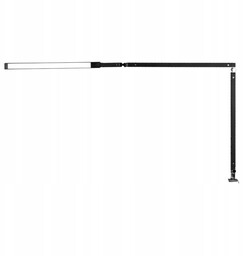 Lampa Led 3-Ramienna na Biurko Czarna