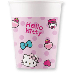 Kubeczki plastikowe Hello Kitty - 200 ml -