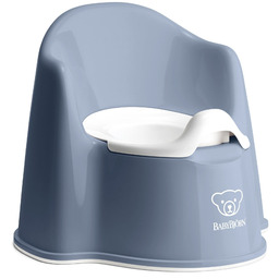 Babybjorn nocnik fotelik niebieski