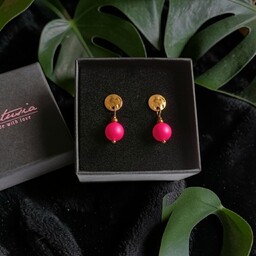 Pakamera Swarovski neon pearls : neon pink :