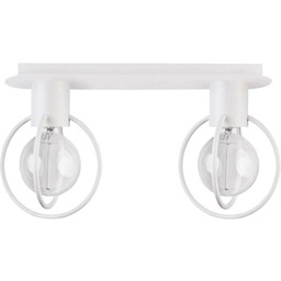 Lampa sufitowa listwa AURA KOŁO 2 PLAFON biały