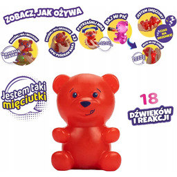 Interaktywny Miś Epee Gumimalsy Czerwony