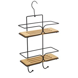 JOTTA Półka łazienkowa wisząca Scandic 93850 Czarno-beżowy