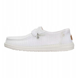 HeyDude Damskie Trampki Buty Wsuwane Wendy Frayed Canvas