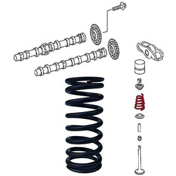 Sprężyna zaworu ssącego Jeep Patriot 2,2 CRD
