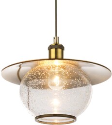 LAMPA wisząca Nevis 69030H Globo szklana OPRAWA vintage