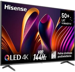 HISENSE Telewizor 75E7NQ Pro 75" QLED 4K 144Hz