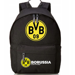 Plecak Szkolny Czarny BORUSSIA DORTMUND Kluby Piłkarskie Piłkarze