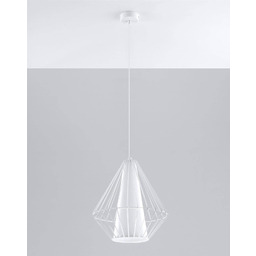 Sollux Lighting Lampa wisząca DEMI SL.0297 biała loft