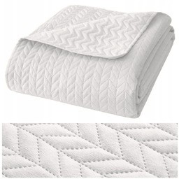 Narzuta 200 x 220 Pikowana Velvet Moxie Biały