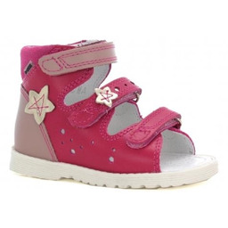 BARTEK 81805/7 - 0MA SANDAŁY PROFILAKTYCZNE dziewczęce różowe
