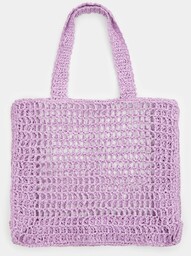 Sinsay - Torba shopper - Fioletowy