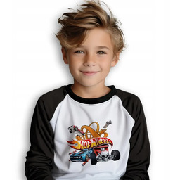 Piżama Dziecięca SPORT CARS HOTWHEELS Dla Fana