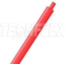 Techflex Shrinkflex 2:1 Glossy rurki termokurczliwe (czerwone)