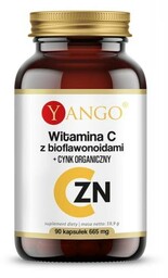 Witamina C z bioflawonoidami + CYNK ORGANICZNY -