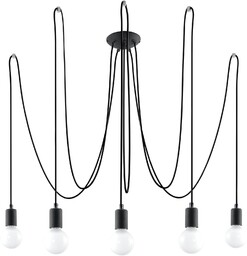 Sollux LAMPA wisząca SL.0371 OPRAWA pająk ZWIS kable