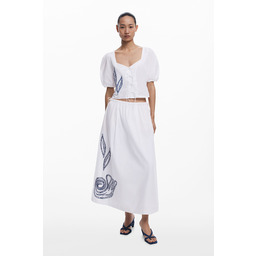 Plisowana spódnica midi