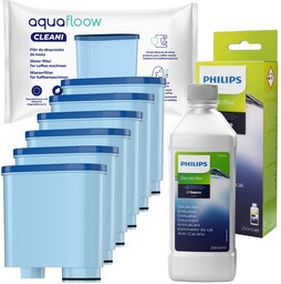 Odkamieniacz Philips CA6700 250ml 6x filtr AquaFloow