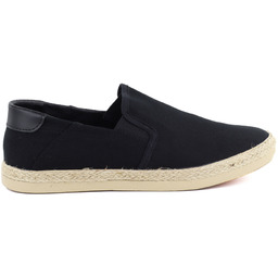Espadryle męskie slip on czarne Unisoft 7037