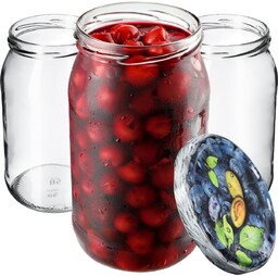 Słoiki na przetwory Niva 760ml 8szt 82mm +