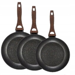 Patelnie Ambition Darkwood 20 24 28 CM Patelnia