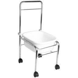 Brodzik Do Pedicure Na Kółkach Chrom