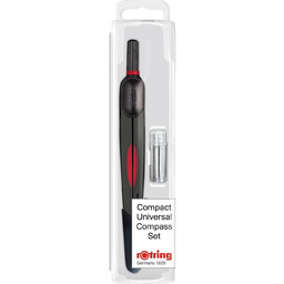 rOtring CoMPACT cyrkiel uniwersalny, srebrny