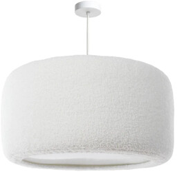 Lumes Nowoczesny żyrandol wiszący brudny biały 30 cm