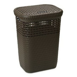 Kosz do bielizny 60 l, brązowy