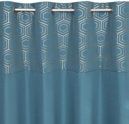 EUROFIRANY Zasłona Dafne 140 x 250 cm Niebieski