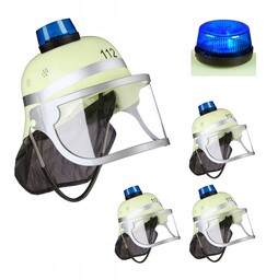 kask strażacki dla dzieci, straż, hełm z lampką