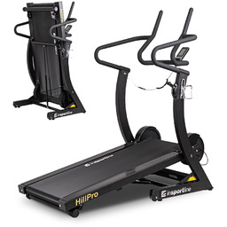 Składana Profesjonalna bieżnia treningowa bezsilnikowa inSPORTline Hill Pro