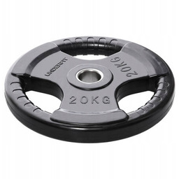 Gumowany Talerz Olimpijski Żeliwny Underfit 20 Kg