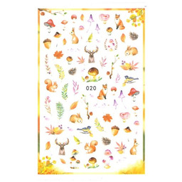 Naklejki do paznokci cienkie samoprzylepne Nr 020