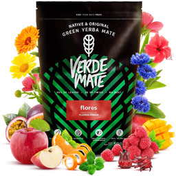 Yerba Verde Mate Green Flores kwiaty malina 500g